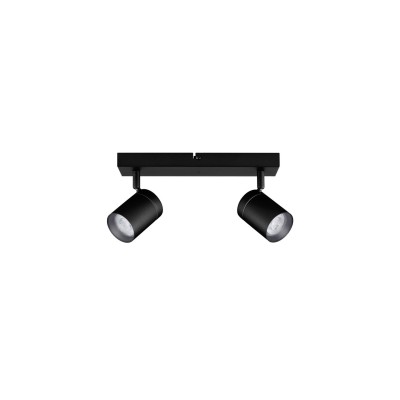 9011315 Плафонска светилка ALMA LED 2XGU10 Црна IP44 Nova Luce 